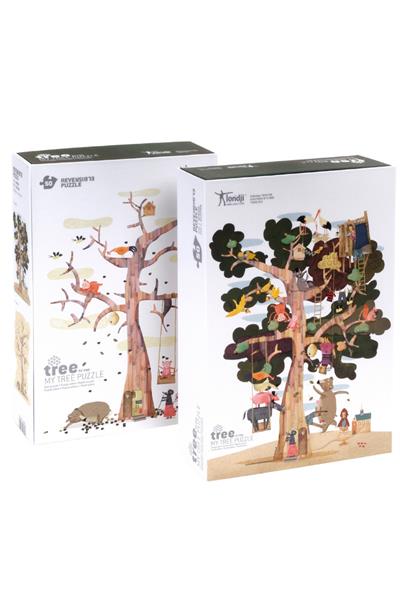 LONDJI  Lonji Puzzle - My Tree Çok Renkli