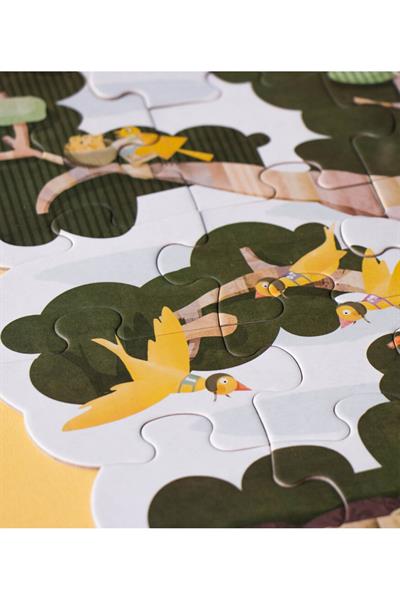 LONDJI  Lonji Puzzle - My Tree Çok Renkli