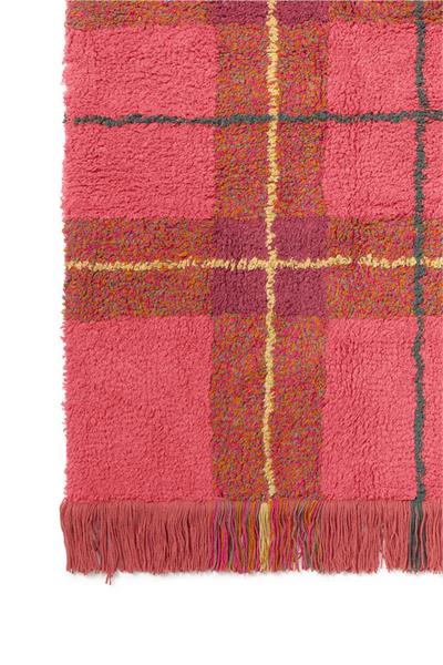Lorena Canals Çocuk Odası Halısı, Tartan Vintage Red Çok Renkli