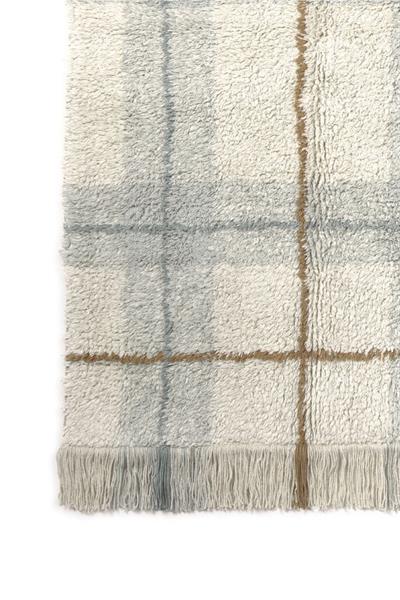 Lorena Canals Çocuk Odası Halısı, Tartan Blue Sage Çok Renkli