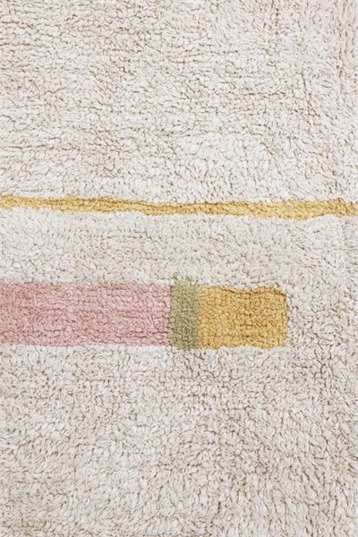 Lorena Canals / Halı, Lanes Vintage Nude XS Krem