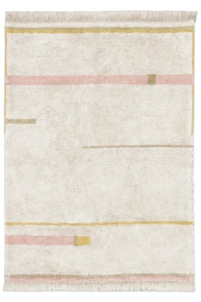 Lorena Canals / Halı, Lanes Vintage Nude XS Krem