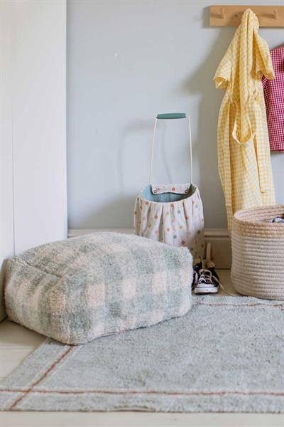 Lorena Canals / Puf, Vichy Blue Sage Std