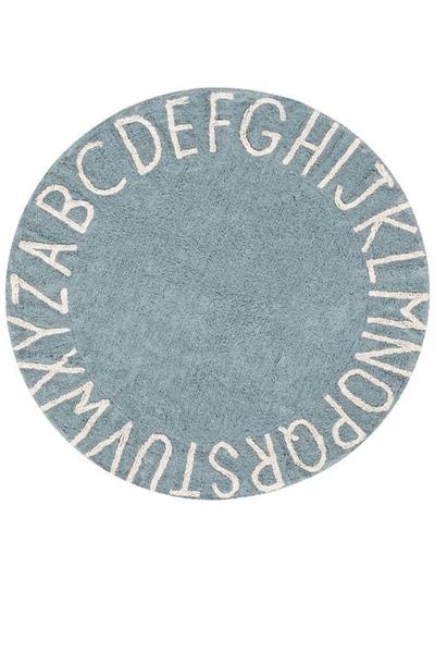 Lorena Canals / Halı, Round ABC Vintage Mavi