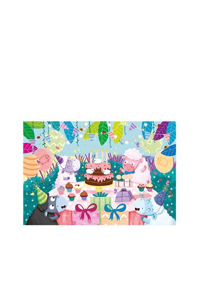 Ludattica /Buon Compleanno - Happy Birthday - Giant Puzzle Çok Renkli