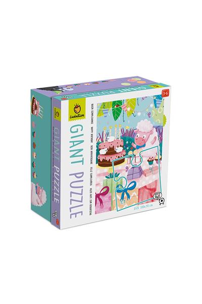 Ludattica /Buon Compleanno - Happy Birthday - Giant Puzzle Çok Renkli