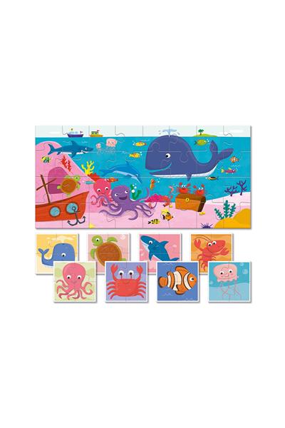 Ludattica /Il Mare - The Sea - Baby Puzzle Collection Çok Renkli