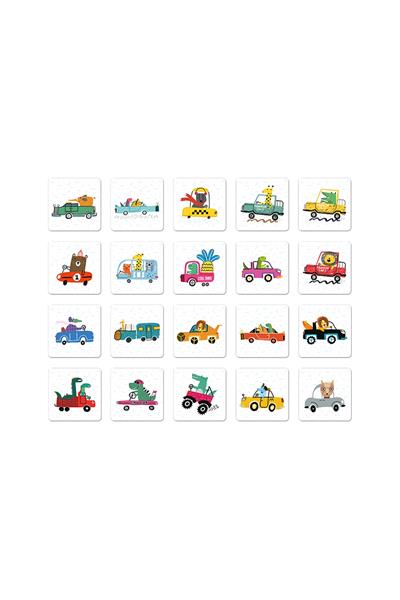 Ludattica /Memo Box - Automobili - Cars Çok Renkli