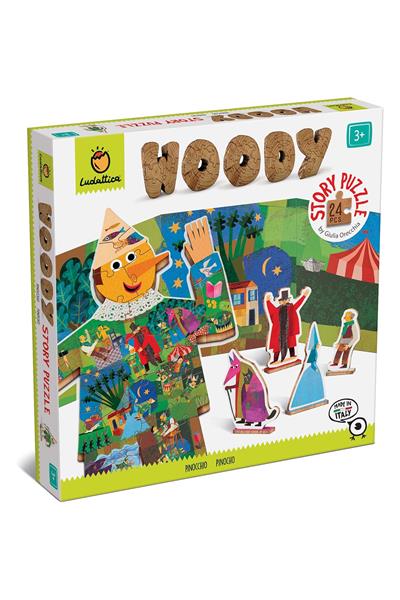Ludattica / WOODY STORY PUZZLE - PINOCCHIO Çok Renkli