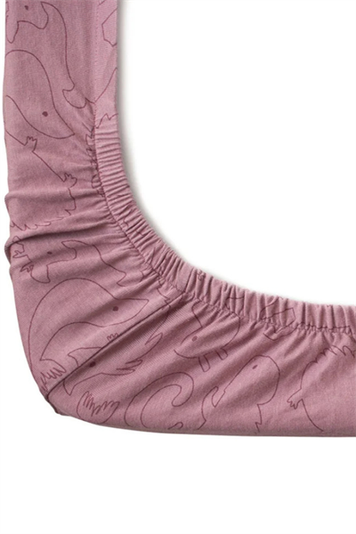 Lullalucca/ Lastikli Çarşaf ve Yastık Kılıfı Seti Pembe