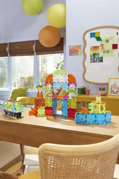 Magna Tiles - City Centre Manyetik Bloklar 110 Parça Çok Renkli