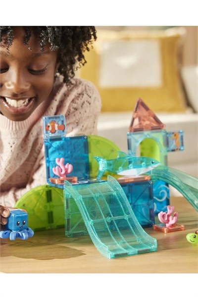 MAGNA-TILES® - Coral Reef Manyetik Bloklar - 25 Parça Çok Renkli