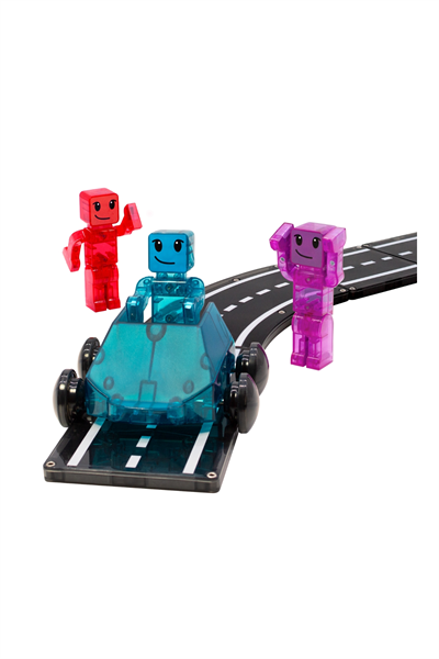 MagnaTiles - Dashers 6-Piece Set - Hızlı Sürücüler 6 Parça Çok Renkli