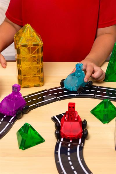 MagnaTiles - Dashers 6-Piece Set - Hızlı Sürücüler 6 Parça Çok Renkli
