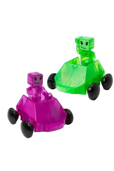 MagnaTiles - Downhill Duo 40-Piece Set - Yokuş Aşağı 2li - 40 Parça Çok Renkli