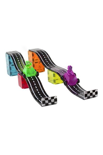 MagnaTiles - Downhill Duo 40-Piece Set - Yokuş Aşağı 2li - 40 Parça Çok Renkli