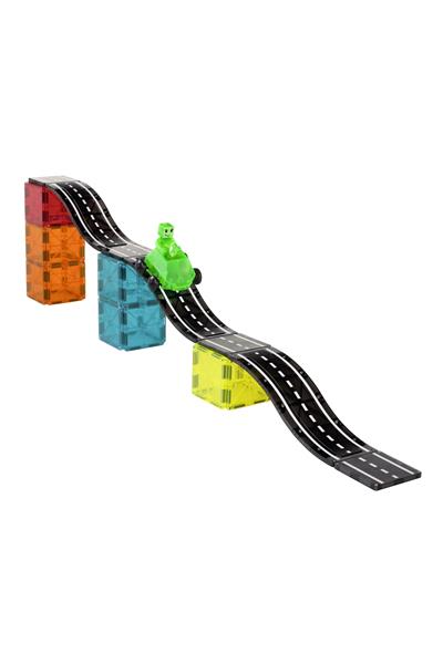 MagnaTiles - Downhill Duo 40-Piece Set - Yokuş Aşağı 2li - 40 Parça Çok Renkli