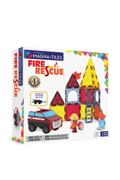 MAGNATILES® - Fire Rescue - 27 Parça Çok Renkli