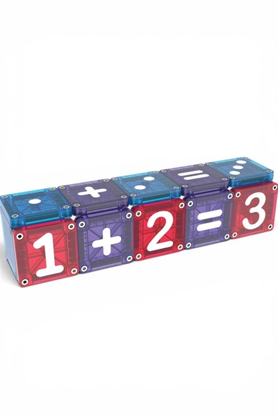 MAGNA-TILES® - Learn Numbers Manyetik Bloklar - 56 Parça Çok Renkli