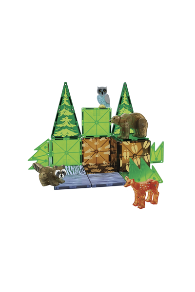 Magna-Tiles - Orman Hayvanları - 25 Parça Çok Renkli