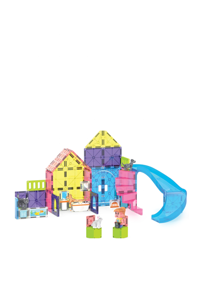 MAGNATILES® - Pet Playhouse - 50 Parça Çok Renkli