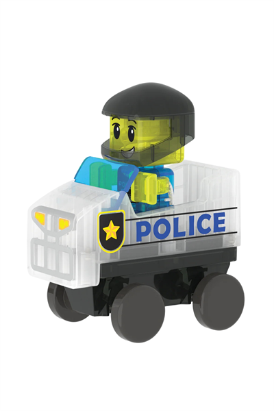MAGNATILES® - Police Patrol - 20 Parça Çok Renkli