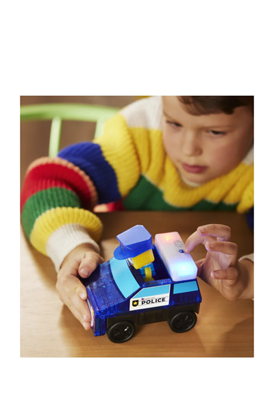 MAGNATILES® - Police Station - 35 Parça Çok Renkli