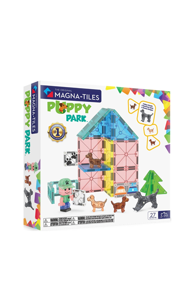 MAGNATILES® - Puppy Park - 27 Parça Çok Renkli