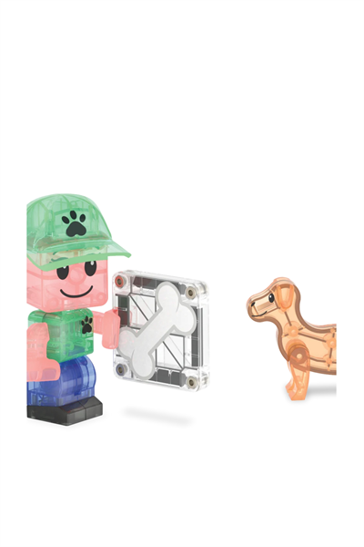 MAGNATILES® - Puppy Park - 27 Parça Çok Renkli