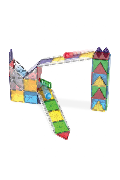MAGNATILES® - Rail Racers Deluxe - 90 Parça Çok Renkli