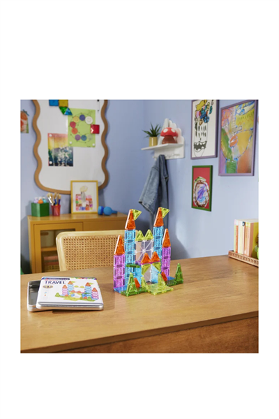 MAGNATILES® - Travel Set - Seyahat Seti - 55 Parça Çok Renkli