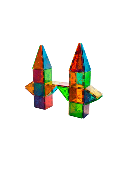 MagnaTiles Clear Color 100 Parça Çok Renkli