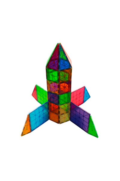 MagnaTiles Clear Color 100 Parça Çok Renkli