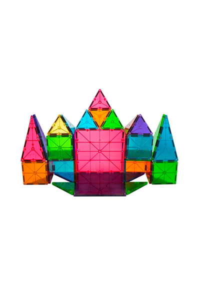 MagnaTiles - Clear Color Set - 32 Parça Çok Renkli