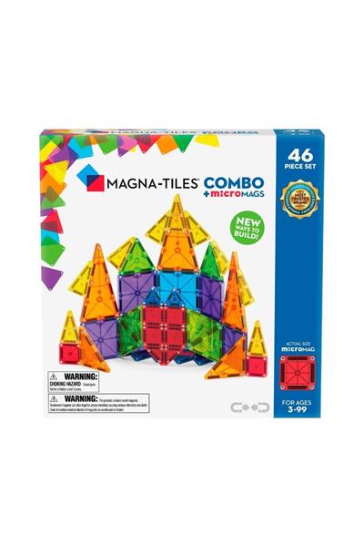 MagnaTiles Combo + microMAGS - 46 Parça Çok Renkli