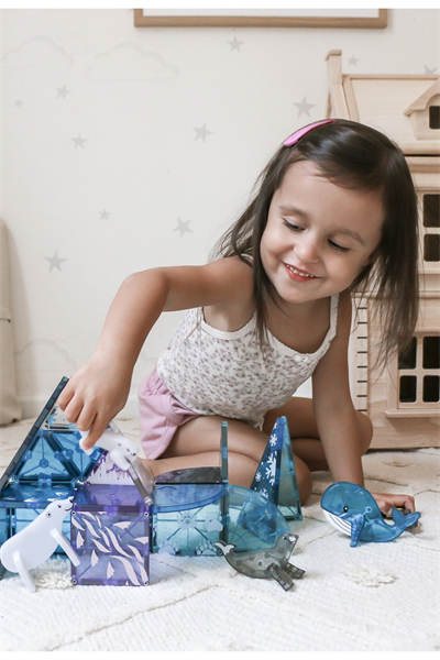 MagnaTiles - Kuzey Kutbu - 25 Parça Çok Renkli