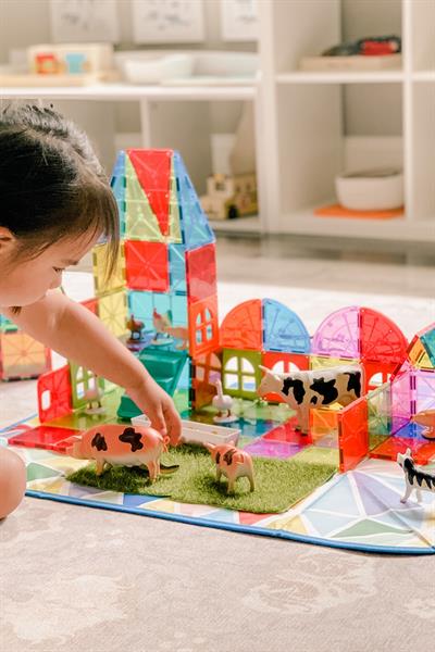 MagnaTiles - Metropolis - 110 Parça Çok Renkli