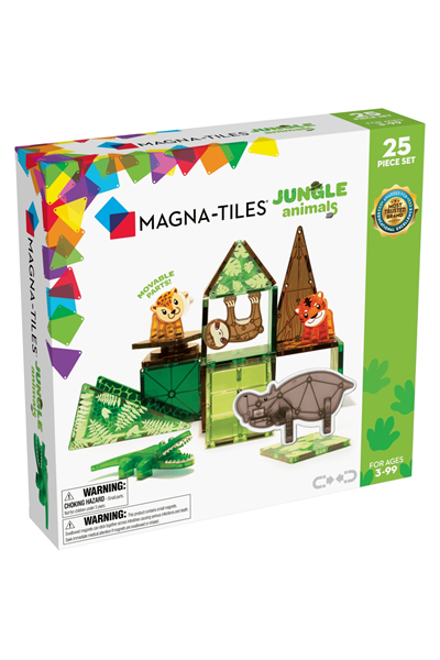 MagnaTiles - Orman - 25 Parça Çok Renkli