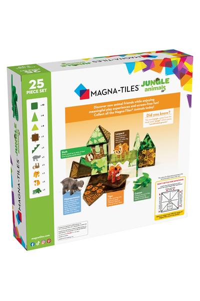 MagnaTiles - Orman - 25 Parça Çok Renkli
