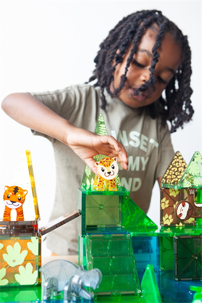 MagnaTiles - Orman - 25 Parça Çok Renkli