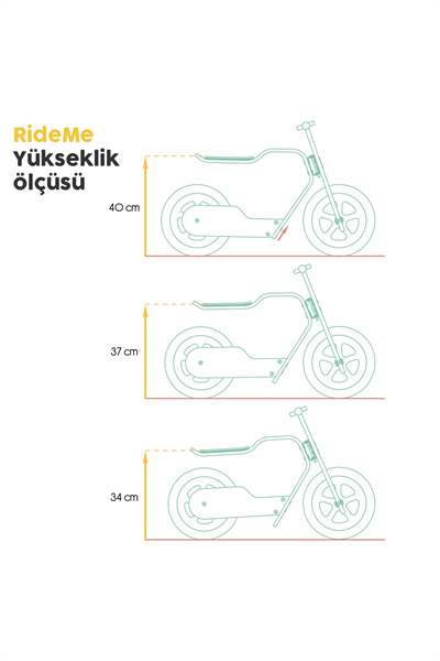 Mamatoyz /02RIDEME BALANCEBIKE Renksiz