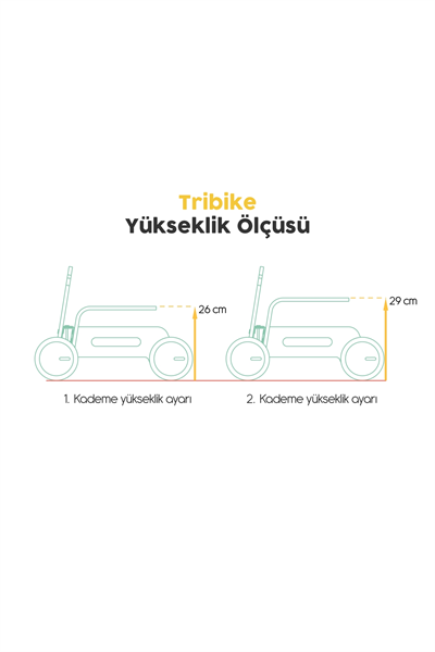 Mamatoyz /05TRIBIKE TRICYCLE TODDLER BIKE Renksiz