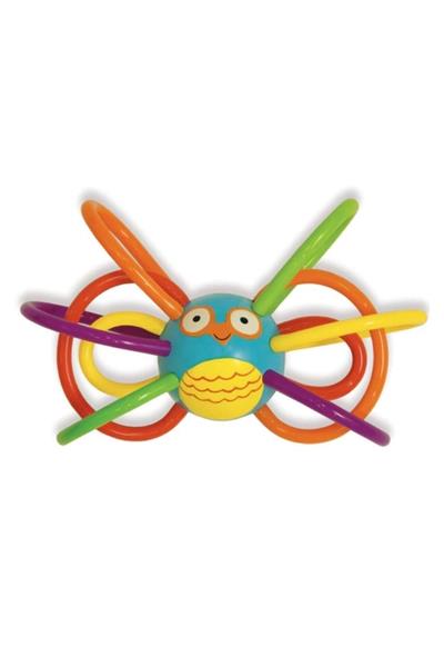Manhattan Toy Zoo Winkels  Diş Kaşıyıcı - Baykuş Çok Renkli