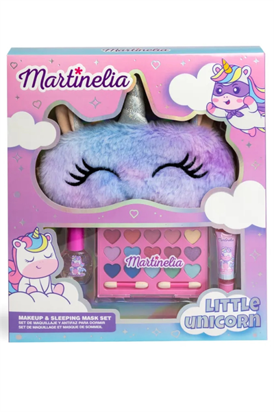 Martinelia Little Unicorn Kız Çocuk Makyaj Seti ve Uyku Bandı Çok Renkli