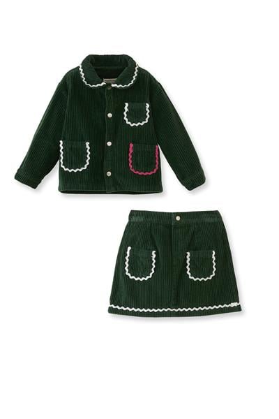 Maya Luca / Courduroy (Green) Çok Renkli