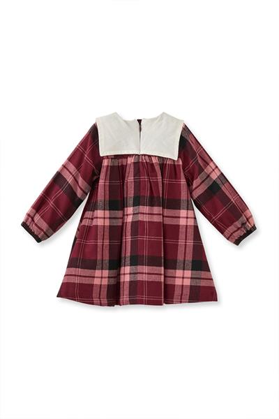 Maya Luca / Schottenkaro Dress (Red) Çok Renkli