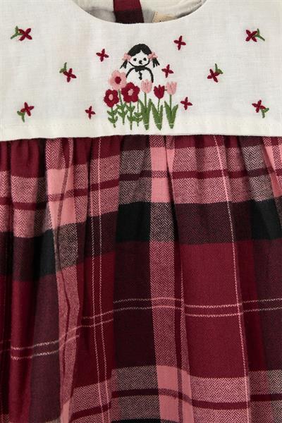 Maya Luca / Schottenkaro Dress (Red) Çok Renkli