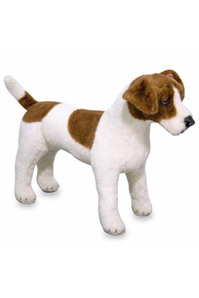 Melissa&Doug / Dev Peluş Köpek - Jack Russel Terrier Çok Renkli