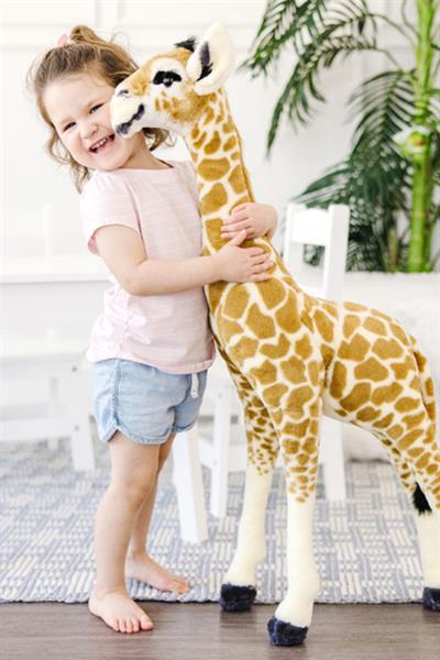 Melissa&Doug / Dev Peluş - Yavru Zürafa Çok Renkli