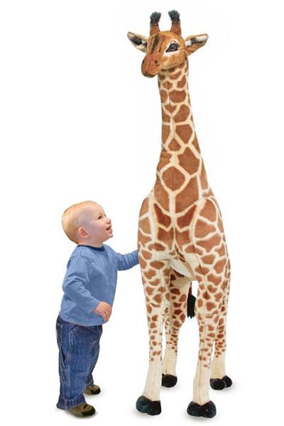 Melissa&Doug / Dev Peluş Zürafa Çok Renkli